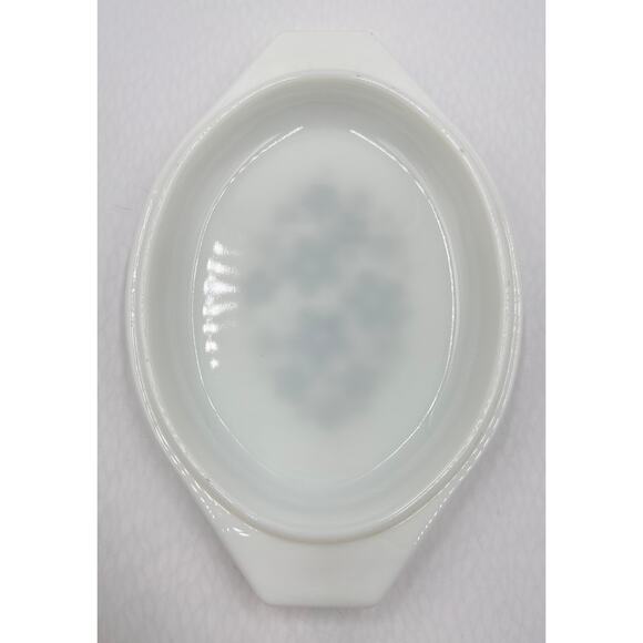 Vintage PYREX 043 Green Spring Blossom Glass Casserole & Lid 1.5 Qt - Picture 10 of 12